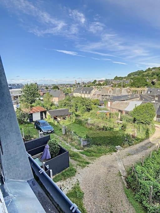 Les Mouettes. Appart Honfleur 4 Personnes Vue Pont De Normandie Exteriör bild